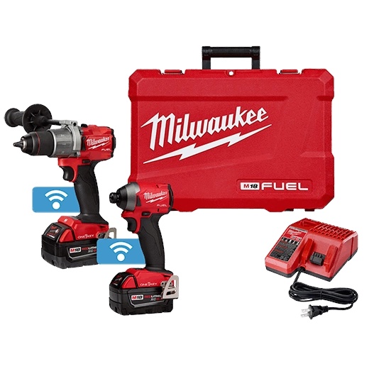 Picture of Milwaukee Electric Tool 2996-22 M18 Hammer Drill & Impact Set W/One Key